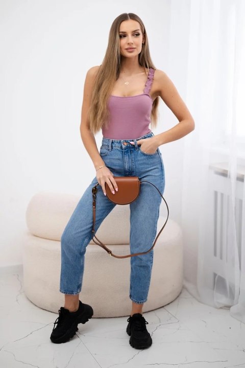 Bluzka body na ramiączkach ciemno różowa Bluzka body na ramiączkach ciemno różowa