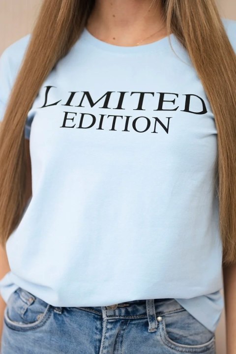 Bluzka Limited edition błękitny+czarny Bluzka Limited edition błękitny+czarny