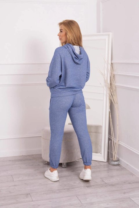 Komplet dresowy z kapturem jeansowy Komplet dresowy z kapturem jeansowy