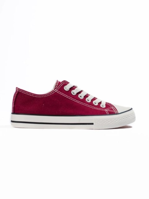 Damskie trampki bordowe - 36