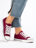 Damskie trampki bordowe - 36