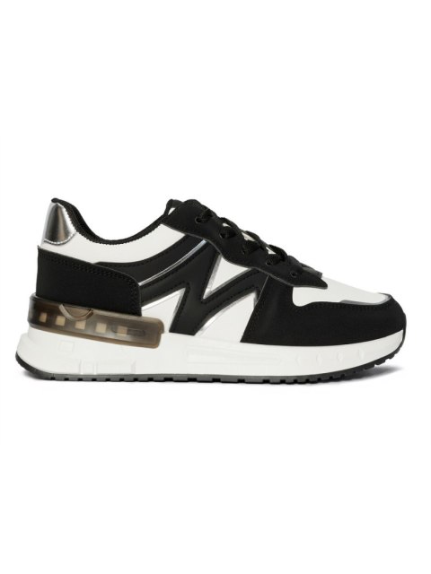 Czarne wygodne sneakersy damskie - 38