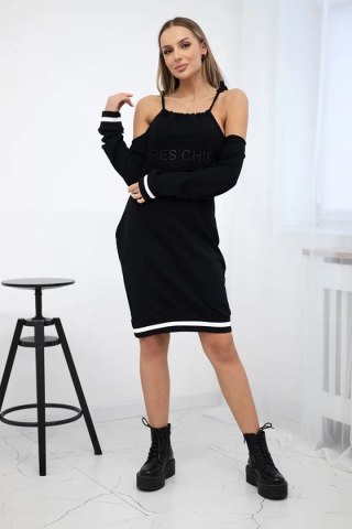 Sukienka Tres Chic czarna uniwersalny