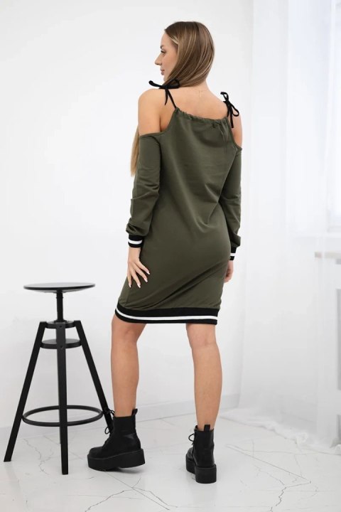 Sukienka Tres Chic khaki uniwersalny