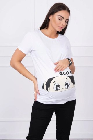 Bluzka ciążowa Guck biała M-L-XL