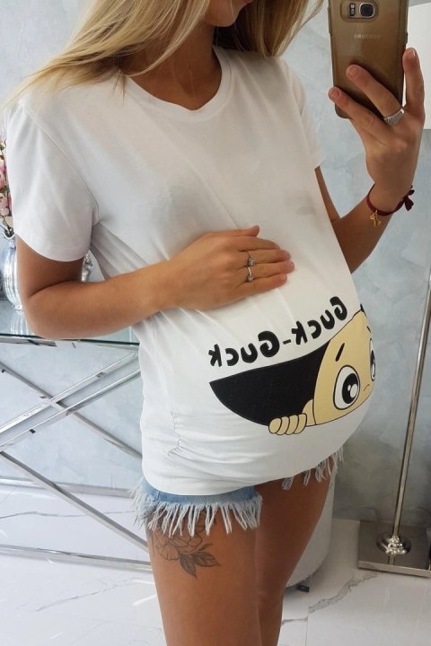 Bluzka ciążowa Guck biała M-L-XL