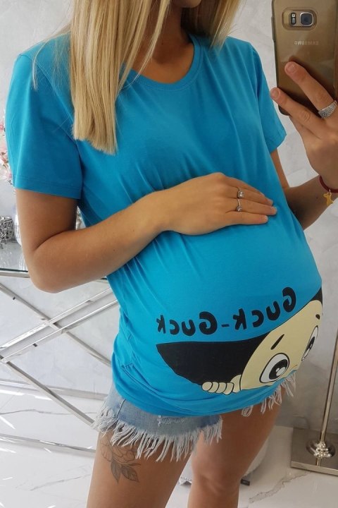 Bluzka ciążowa Guck turkusowa M-L-XL