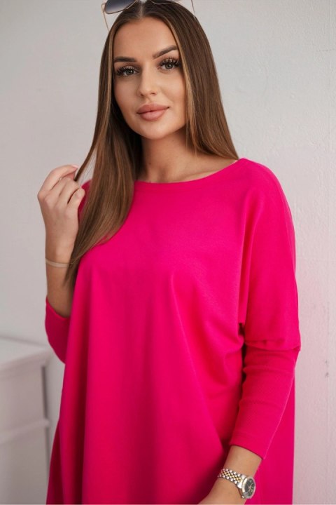Bluzka oversize fuksja uniwersalny