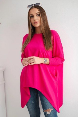 Bluzka oversize fuksja uniwersalny