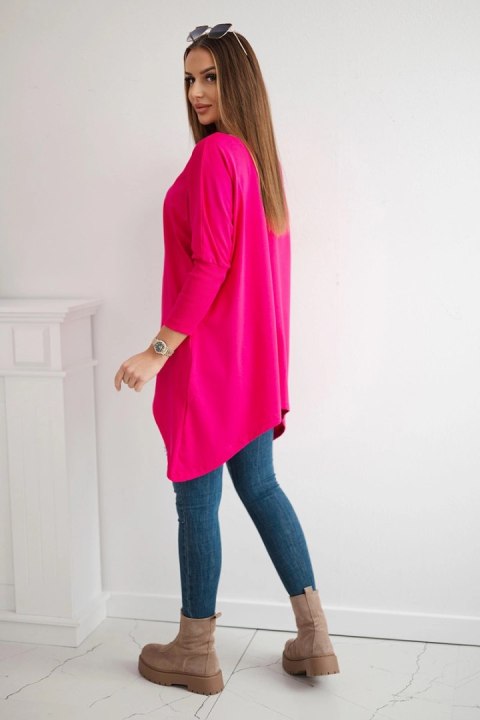 Bluzka oversize fuksja uniwersalny