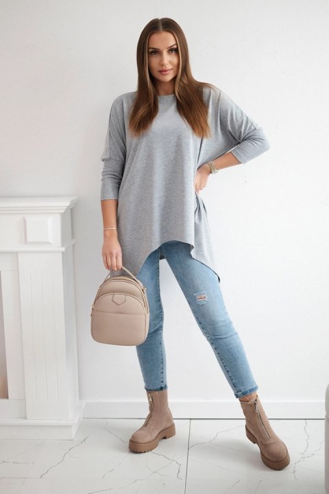 Bluzka oversize szara uniwersalny