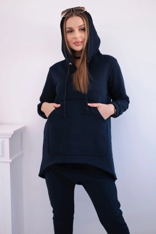 Komplet ze spodniami Baggy granatowy uniwersalny
