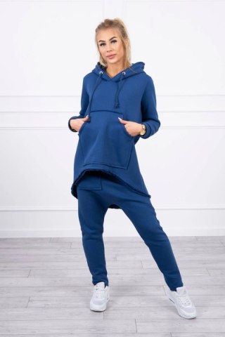 Komplet ze spodniami Baggy jeansowy uniwersalny