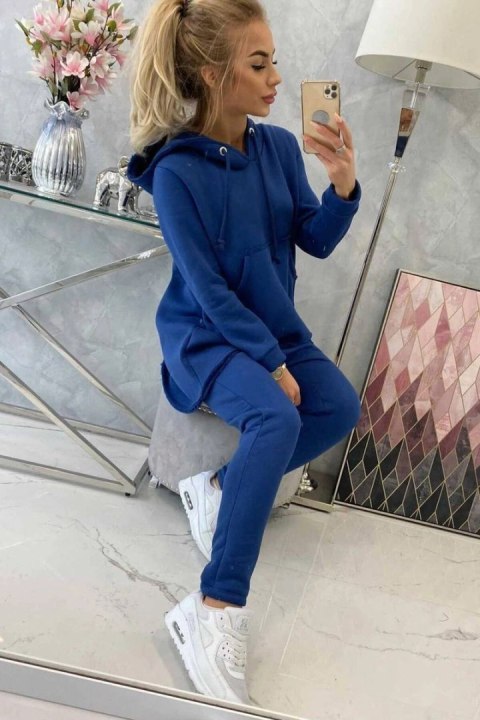 Komplet ze spodniami Baggy jeansowy uniwersalny