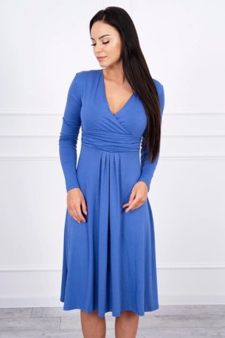 Sukienka z odcięciem pod biustem jeans 3XL