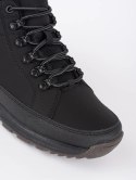 Czarne wiązane męskie buty trekkingowe - 44