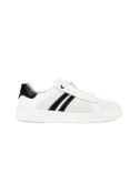 Białe sneakersy ażurowe ze skóry naturalnej - 39