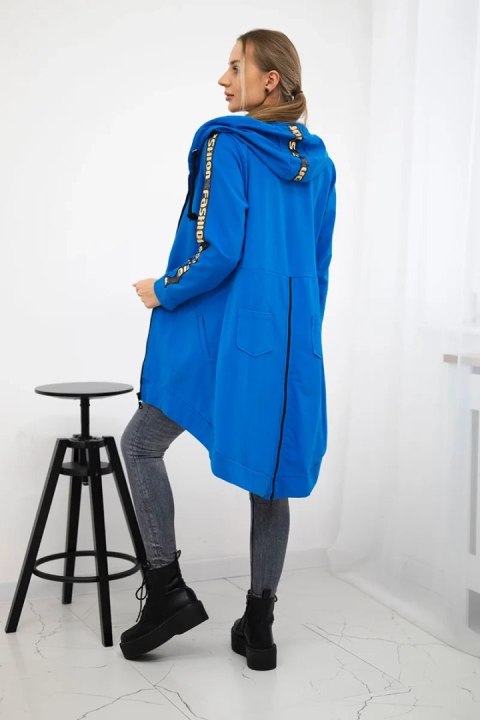 Bluza z suwakiem z tyłu jeans uniwersalny