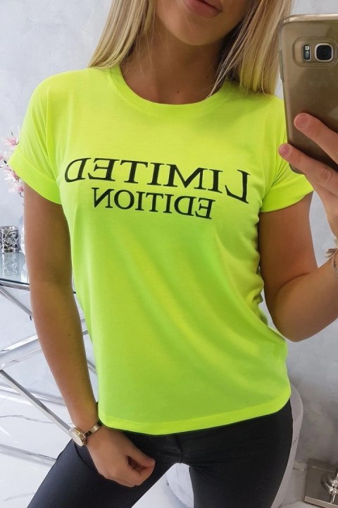 Bluzka Limited edition żółty neon uniwersalny