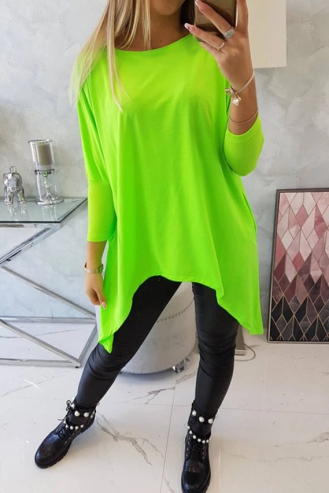 Bluzka oversize zielony neon uniwersalny