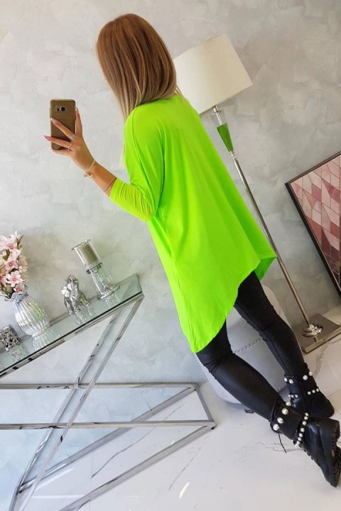 Bluzka oversize zielony neon uniwersalny