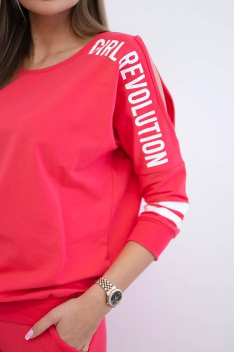 Komplet Girl Revolution malinowy uniwersalny