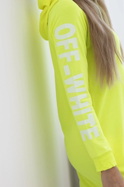 Sukienka Off White żółty neon uniwersalny