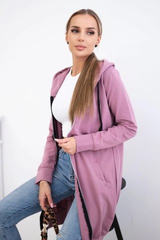 Bluza sukienkowa z kapturem ciemny różowy uniwersalny
