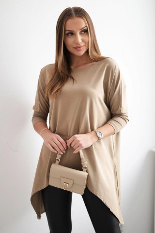 Bluzka oversize camelowa uniwersalny