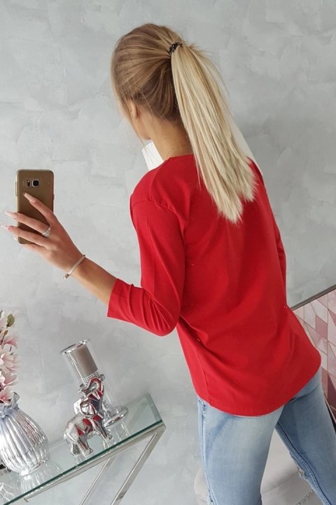 Bluzka z nadrukiem Original czerwona uniwersalny