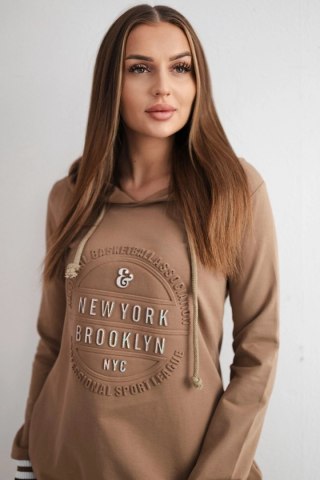 Sukienka Brooklyn camelowa uniwersalny