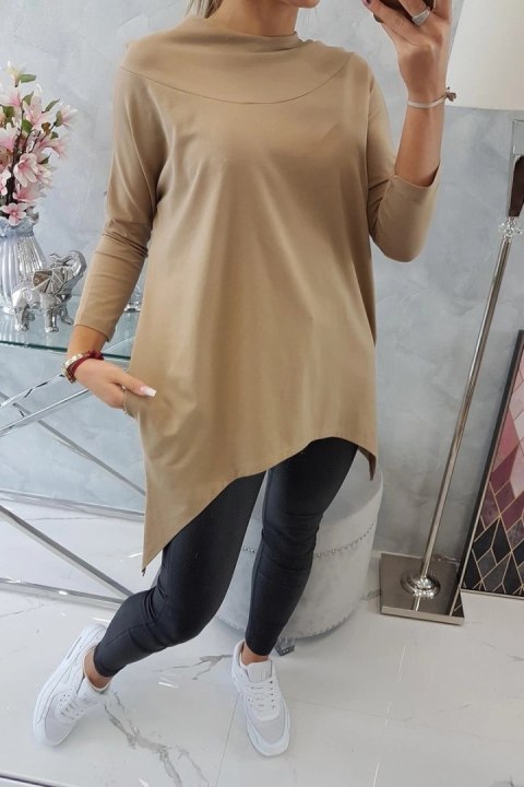 Bluza z nadrukiem roweru camelowa uniwersalny