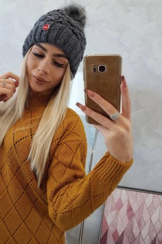 Czapka K165 grafitowa uniwersalny