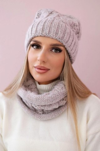 Komplet damski K153 pudrowy róż uniwersalny