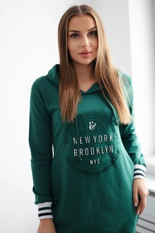 Sukienka Brooklyn ciemno zielona uniwersalny