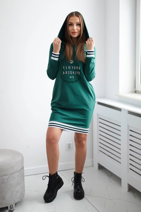 Sukienka Brooklyn ciemno zielona uniwersalny Sukienka Brooklyn ciemno zielona uniwersalny