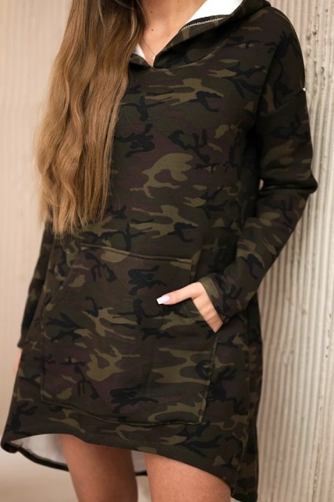 Sukienka moro khaki+zielony uniwersalny