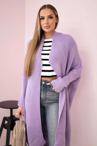 Sweter z rękawami typu nietoperz fioletowy uniwersalny