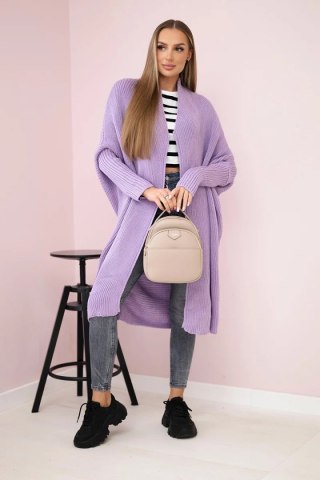 Sweter z rękawami typu nietoperz fioletowy uniwersalny
