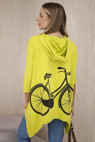 Bluza z nadrukiem roweru kiwi uniwersalny