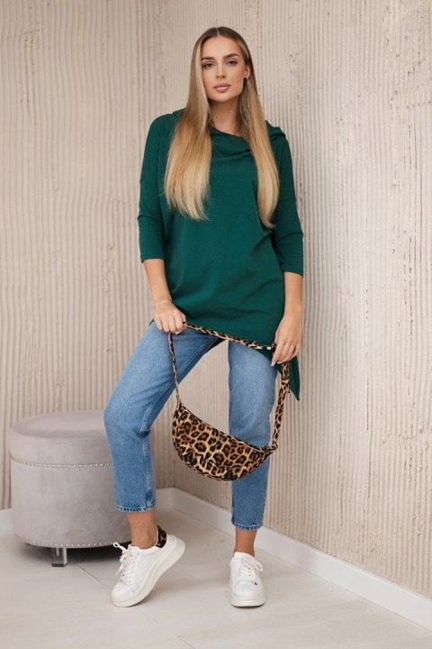 Bluza z nadrukiem roweru zielona uniwersalny