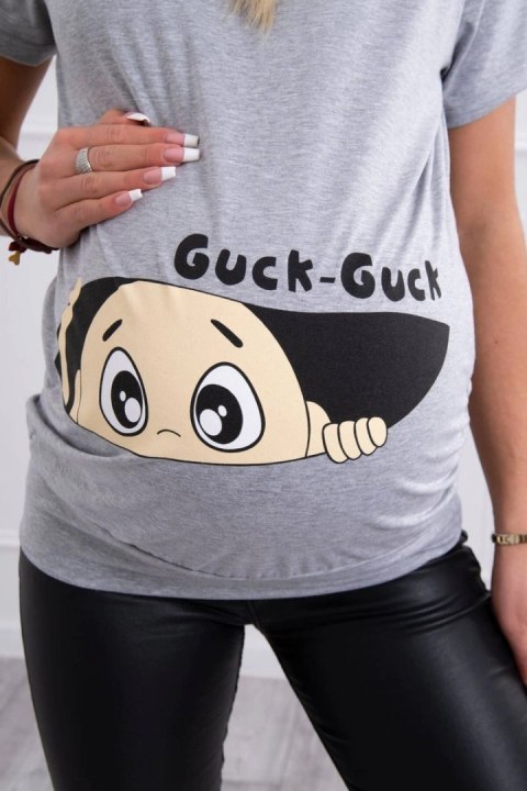 Bluzka ciążowa Guck szara M-L-XL