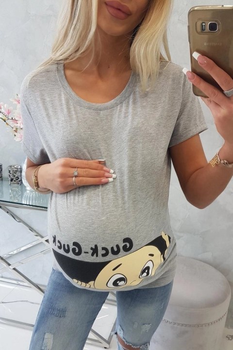 Bluzka ciążowa Guck szara M-L-XL