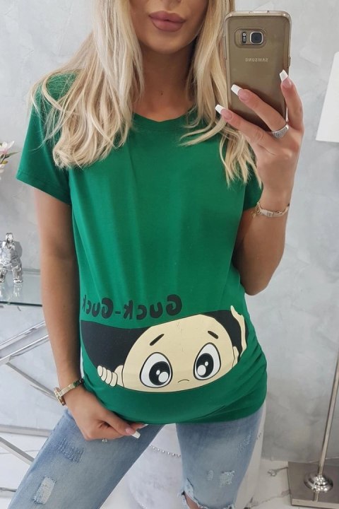 Bluzka ciążowa Guck zielona M-L-XL