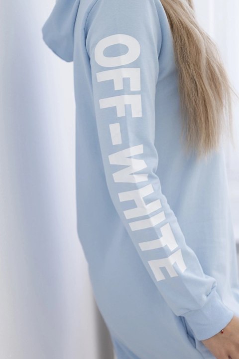 Sukienka Off White błękitny uniwersalny