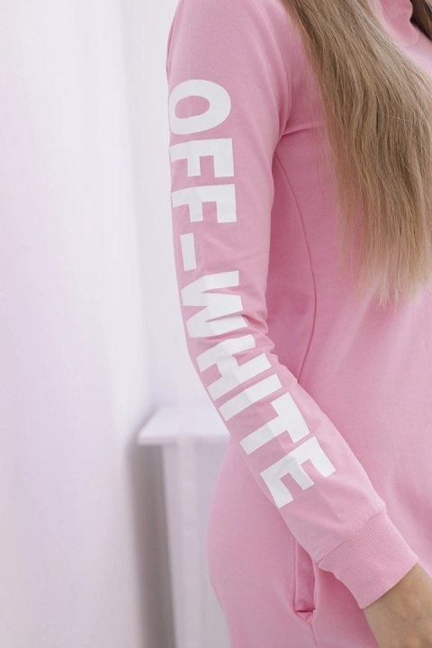 Sukienka Off White jasno różowa uniwersalny
