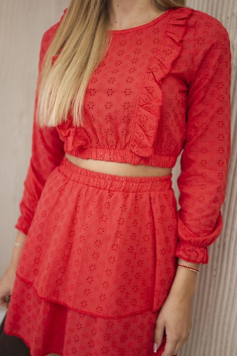 Sukienka boho czerwona uniwersalny