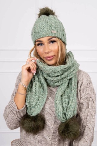 Komplet damski K199 jasny khaki uniwersalny