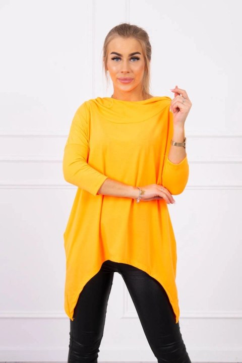 Bluza z nadrukiem skrzydeł pomarańczowy neon uniwersalny