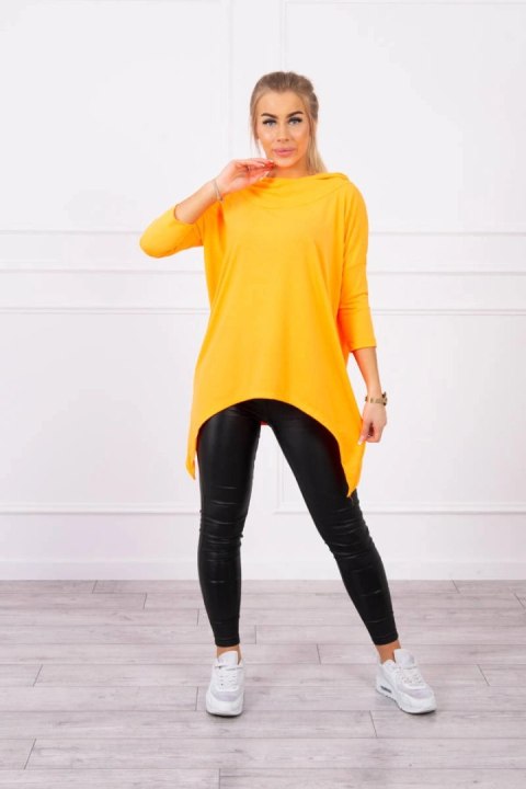 Bluza z nadrukiem skrzydeł pomarańczowy neon uniwersalny